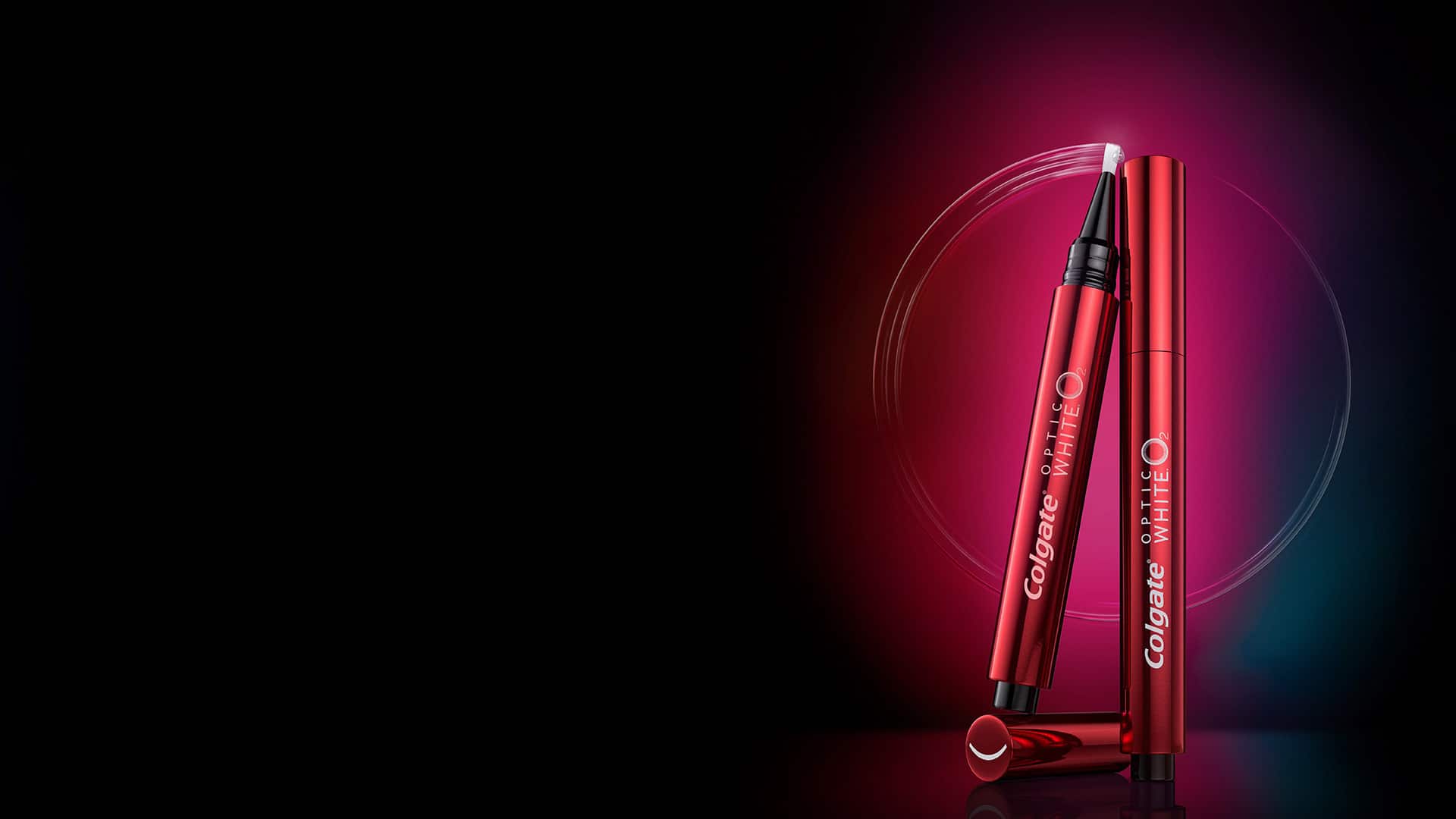 Close-up of Colgate's Whitening Pen; image used for introducing Colgate's best teeth whitening product