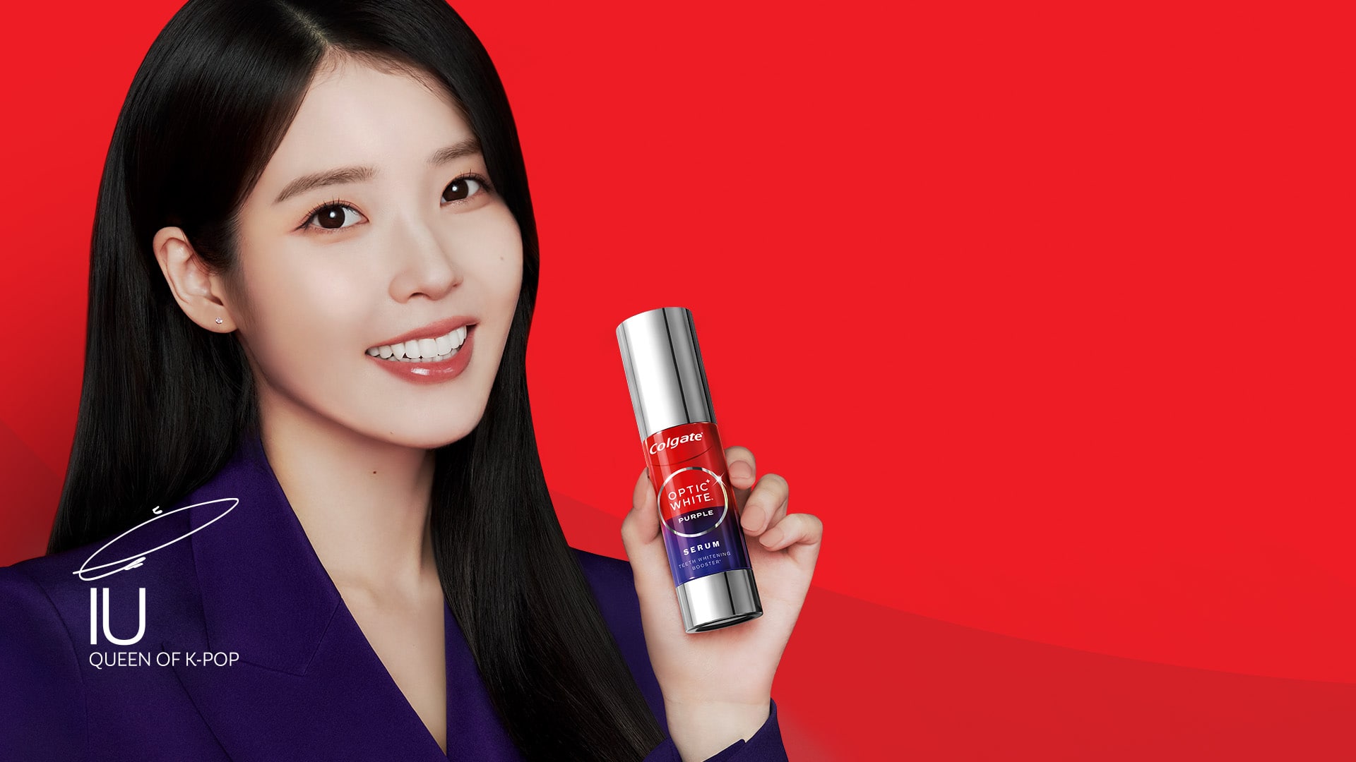 Botol dan kotak Serum Optic White Purple 